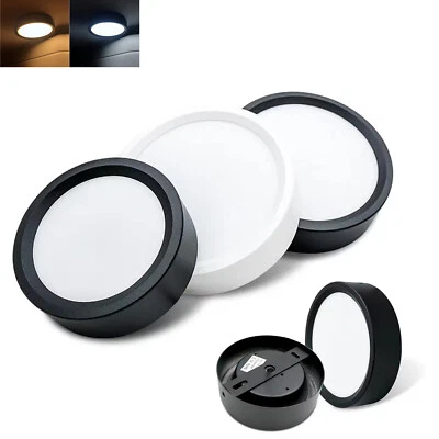 Led Ceiling Downlight Surface Mounted Slim Panel Light Round Recessed Downlights - Image 1 of 4