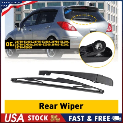 Rear Wiper Arm Blade For Nissan VERSA 2007 - 2012 QUEST 2005 - 2009 OE Quality - Image 1 of 4