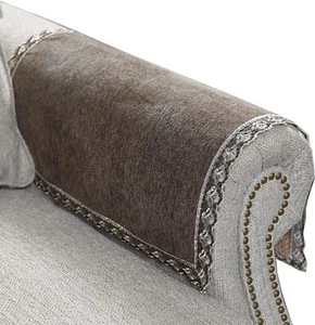 Couch Arm Covers,Non-Slip Lace Sofa Arm Covers Set of 2 Washable Sofa Armrests C - Picture 1 of 3