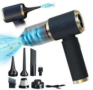 Wireless Car Vacuum Cleaner Handheld Vaccum Powerful Suction USB Rechargeable US - Picture 1 of 14