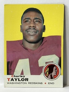 1969 Topps Football Card #67 Charley Taylor Washington Redskins