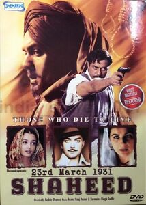 23rd March 1931 Shaheed - Bobby Deol, Aishwarya Rai - Bollywood Movie DVD