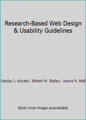 Research-Based Web Design & Usability Guidelines - Image 1 of 1