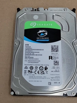SEAGATE SKYHAWK 6TB 7.2K SATA 6GBPs 256MB 3.5" - SEAGATE PN: ST6000VX001 - Image 1 of 4