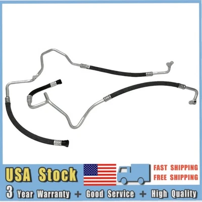 Se adapta a BMW 535i 640i 17227636879 2x línea enfriador de aceite del motor manguera entrada y salida Foto 1 de 4