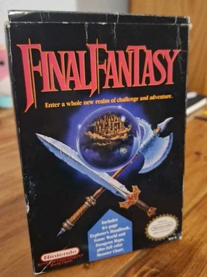 Cartucho de Juego Final Fantasy Nintendo NES con Caja Original y Manual Probado Foto 1 de 4