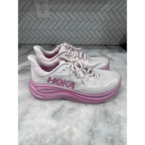 Hoka Clifton 10 Damen-Laufschuhe 9,5 B Rose cremefarben getrocknet rose sportlich - Bild 1 von 11