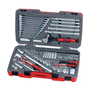 Teng Tools 106 pc 1/4 3/8 & 1/2 in Drive Metric Regular/Shallow & Deep Sock Set - Picture 1 of 6