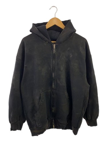 Felpa con cappuccio e zip BALENCIAGA nera L usata