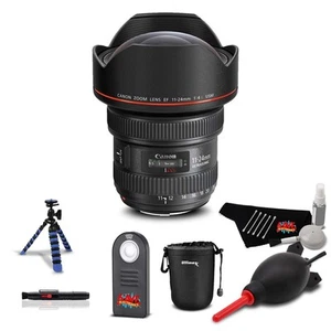 Canon EF 11-24mm f/4L USM Lens Professional Kit International Model - Picture 1 of 3