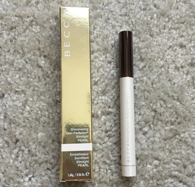 Becca Shimmering Skin Perfector Slimlight Pearl White Highlighter Full Size NIB! - Image 1 of 4