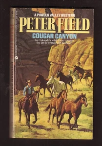 Peter Field Cougar Canyon 1989 Avon Erstausgabe Western Taschenbuch - Bild 1 von 2