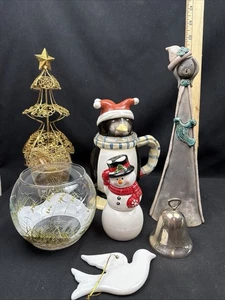 Home Decor Eclectic & Funky Christmas Holiday, Oneida, S&P, Teekanne, Figuren Vintage - Bild 1 von 21