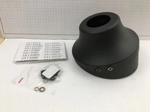 Craftmade SA130 Matte Black Sloped Ceiling Adapter For Craftmade Ceiling Fans - Picture 1 of 6
