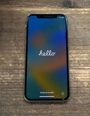 Apple iPhone X - 64 GB - Silver (Cricket Wireless) - Excellent - Original Box - Image 1 of 4