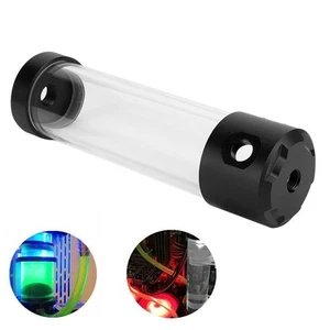 Computer Water Tank Cylindrical Transparent Sideout PC Cooling System 4&8209 FY - Afbeelding 1 van 14