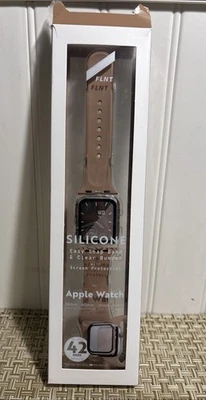 Banda de silicona fácil a presión y parachoques transparente con protector de pantalla para Apple Watch abierto Foto 1 de 4