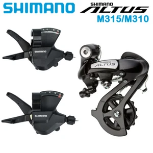 Shimano Altus SL-M315 Shifter RD-M310 Rear Derailleur 7/8 Speed MTB Groupset - Picture 1 of 10