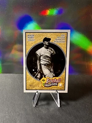 2005 Upper Deck Baseball Heroes /575 Roger Maris #107 - Image 1 of 3