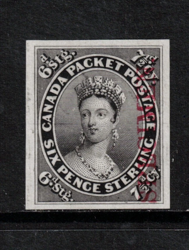 Placa de gema extra fina Canadá #9TCi a prueba en negro con muestra vertical embalaje original Foto 1 de 1