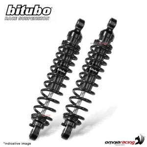 Pair of twin tube shock absorbers WME0 341mm black BMW R100S 1976-1984 - Picture 1 of 4