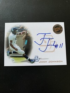 2008 Press Pass Signings Bronze Josh Johnson #PPS-JJ Rookie Auto RC