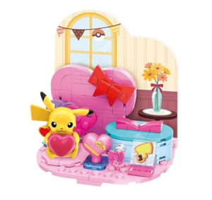 Keeppley Pokemon Pikachu Sweet Moment Building Block Set Creative Fun NEW SEALED - Picture 1 of 4
