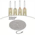 Durable Bead Buttons Chain Chain 300cm Chain Beads 4.5mm Direct Replacement