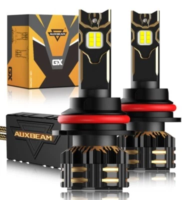 AUXBEAM 9007 HB5 LED Headlight Bulbs White for Ford F150 1992-2003 F250 92-2004 - Image 1 of 4