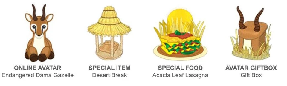 Webkinz Classic Signature Endangered Dama Gazelle CODE ONLY - Image 1 of 1