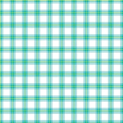 Piccadilly BTY Northcott 100 % algodón teñido tejido pequeño a cuadros turquesa Foto 1 de 4