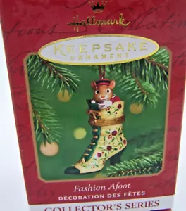 HALLMARK KEEPSAKE ORNAMENT ~ FASHION AFOOT ~ 2nd IN FASHION AFOOT SERIES ~ 2001 - Picture 1 of 5