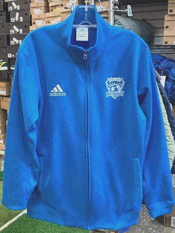 ADIDAS Men's SAN JOSE EARTHQUAKES Soccer Team Full Zip Jacket Blue Medium Cover