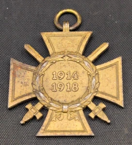 WWI German Hindenburg Cross with swords planchet only marked L. NBG. This is a - Picture 1 of 8