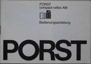 Porst Compact-Reflex AM, Bedienungsanleitung. - Bild 1 von 1