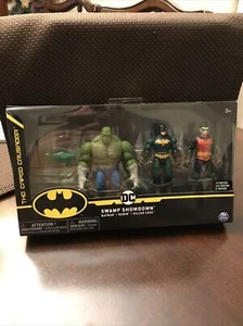 NEW! DC Swamp Showdown Batman / Robin / Killer Croc Toy! 1st Edition Rare - Picture 1 of 2