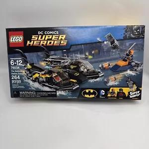 LEGO 76034 SUPER HEROES The Batboat Harbor Pursuit - Deathstroke NEW / SEALED - Picture 1 of 7