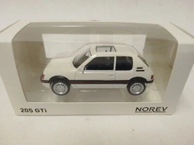 Norev Peugeot 205 GTi 1.6 white 1986 1/43 471738 - Immagine 1 di 3