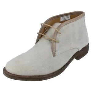 Mens EXMOOR grey ankle boots by BASE LONDON Retail WAS £35.00 NOW £25.00 UK 8 - Picture 1 of 9