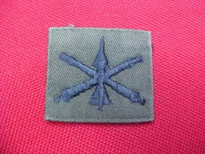 Eeuu Ejército Aire Defensa Artillería Oficial Rango Collar Parche - Imagen 1 de 1