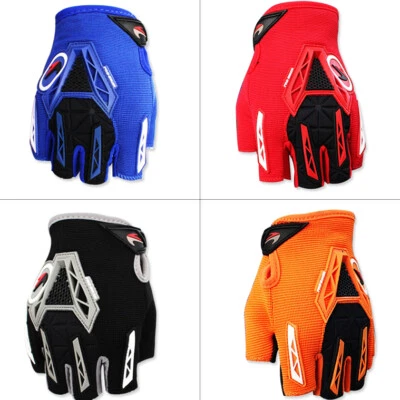 Guantes de medio dedo para ciclismo al aire libre bicicleta MTB deportes carreras montar Foto 1 de 4