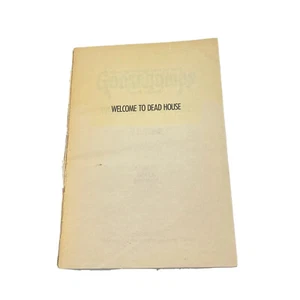 Goosebumps Welcome To Dead House R.L. Stine Book #1 Scholastic 1992 Paperback - Picture 1 of 4