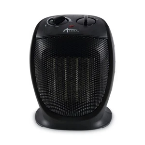 Alera HECH09 1500 W 7.12 in. x 5.87 in. x 8.75 in. Ceramic Heater - Black New - Picture 1 of 7