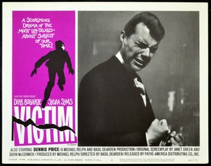 VICTIM 1961 Dirk Bogarde, Sylvia Syms, Dennis Price, John Cairney 5 LOBBY CARDS