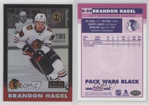 2020 O-Pee-Chee Platinum Retro Rainbow Black Pack Wars Brandon Hagel Rookie RC