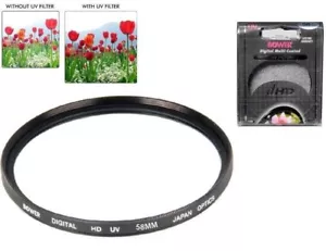 58mm UV Filter + Adapter for Canon PowerShot G1X, G1 X - Picture 1 of 2