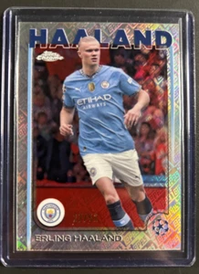 2024-25 Topps Chrome UCC Manchester City ERLING HAALAND ToppsFractor /52 - Bild 1 von 2
