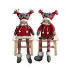 Christmas Knitted Long Leg Owl for Doll Cute Dwarf Elf Ornament Crafts Decor