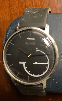 Withings Activite Acero Actividad - Reloj Seguimiento del Sueño Esfera Negra Batería Nueva Foto 1 de 4