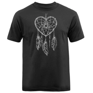 Camiseta pluma nativa americana Heart Dreamcatcher - Imagen 1 de 17
